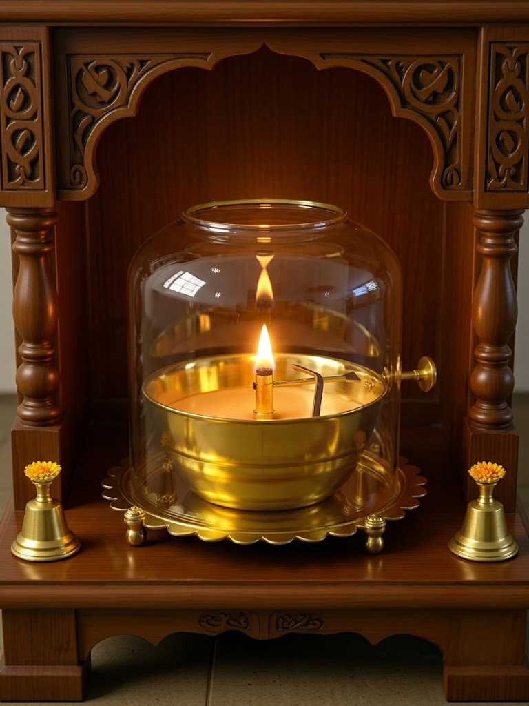Decorative brass incense burner